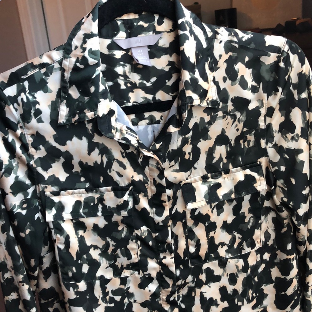Silky Print Blouse
